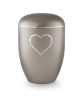 Edition Karat 1579 urna gyöngyház füstszürke színben Swarovski kristály szív díszítéssel
