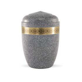 201/9 fém urna – bazalt hatású, kereszt díszszalaggal