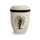 Biológiailag lebomló urna 2050 krémszínben szomorúfűz motívummal temetéshez