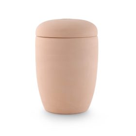 20N kerámia urna természetes nyers agyag felülettel, motívum nélkül