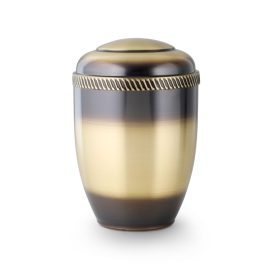 210 réz urna – galvanizált, díszszalaggal