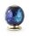 268 fém urna kézzel festett kobaltkék égbolt motívummal, polírozott réz fedéllel és talppal temetéshez