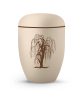Edition Classique – 4050 urna krém színben, szomorúfűz motívummal, lebomló természetes anyagból
