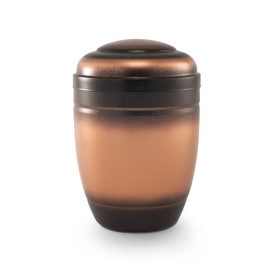   5010SKU fém urna – fekete-réz árnyalat, motívum nélkül