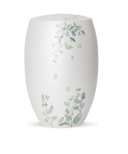 INFINITY® Botanique 8601 urna eukaliptusz levél motívummal