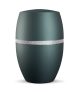 INFINITY® Glamour 860213 urna bársonyos petrolkék színben, ezüst csillogó sávval