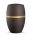 INFINITY® Glamour 860812 urna bársonyos siena árnyalatban, arany csillogó díszítéssel
