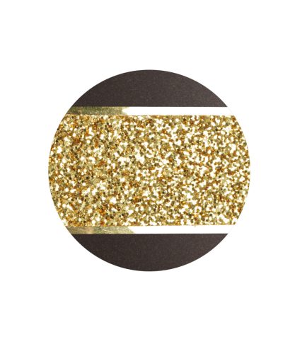INFINITY® Glamour 860812 urna bársonyos siena árnyalatban, arany csillogó díszítéssel