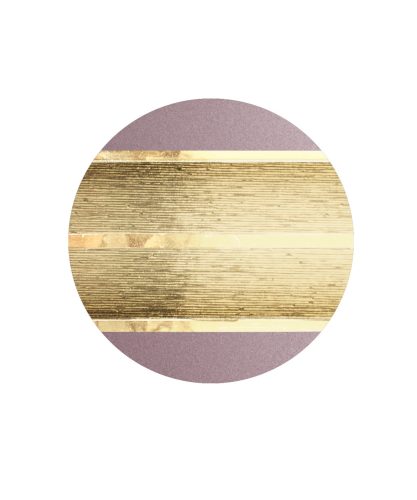 INFINITY® LIVORNO – 860901 biológiailag lebomló urna bársonyos rózsaszín árnyalatban, matt arany dekorációval