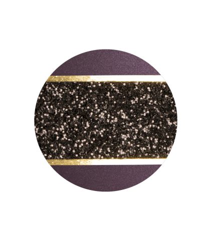 INFINITY® Glamour 861214 urna bársonyos mélybordó színben, fekete csillogó díszítéssel