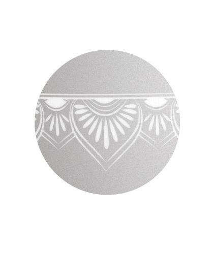 INFINITY MANDALA 861315 – bio urna ezüstszürke színben mandala motívummal