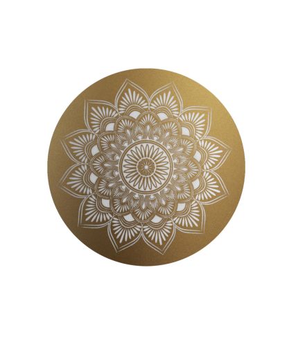 INFINITY® MANDALA – 861415 biológiailag lebomló urna bársonyos aranyokker színben, mandala motívummal