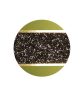 INFINITY® Glamour 861614 urna bársonyos peridot zöld színben, fekete csillogó díszítéssel