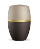INFINITY® Glamour 867087 urna bársonyos siena és pezsgőszínben, arany csillogó díszítéssel