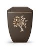 Edition Facette 8707 sienna barna urna arany életfa motívummal, biológiailag lebomló