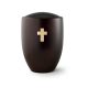 986-3KB Sevilla Edition égerfa urna ében árnyalatban, selyemfényű felülettel és matt sárgaréz kereszttel