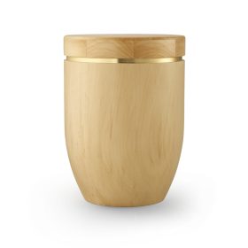 987-1 Sevilla Edition natúr égerfa urna csiszolt arany sávval