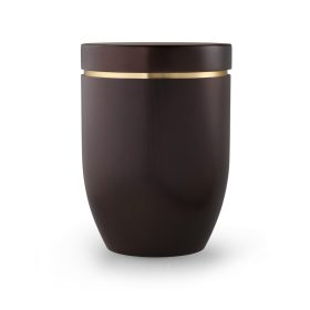 987-3 Sevilla Edition ében árnyalatú égerfa urna csiszolt arany sávval