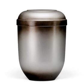 H-21850 szürke-fekete patinás biológiailag lebomló természetes urna