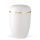 H-25-3675GB Elegance kremfeher bio urna arany savval temeteshez