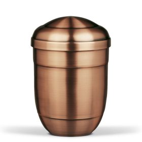 H10 világos réz urna szatén felülettel