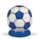  H1681 acél urna futball labda formában kék-fehér mintázattal