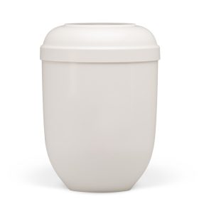 H21881 krémfehér bio urna természetes anyagból