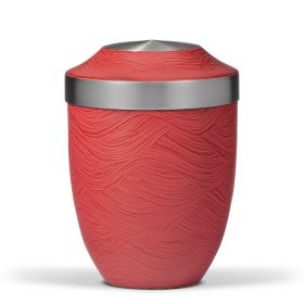  H2710 vörös acél urna strukturált felülettel