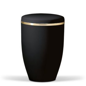 H6233 antracit acél urna arany szalaggal