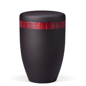   H6294 antracit acél urna zebrano fa hatású díszítőszalaggal