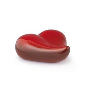 10001 kerámia szív urna fényes szelénvörös mázas felülettel temetéshez és emlékhelyhez