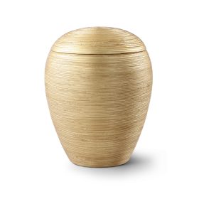 Bianco – 6501 kerámia urna hamvasztásos temetéshez arany színben