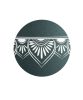 V-860215 Infinity Mandala biológiailag lebomló urna petrol színben emlékerdőbe és urnafalba