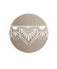 INFINITY® MANDALA – 860715 biológiailag lebomló urna bársonyos pezsgőszínben, mandala motívummal