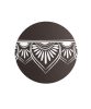V-860815 Infinity Mandala lebomló urna siena bársonyhatású felülettel