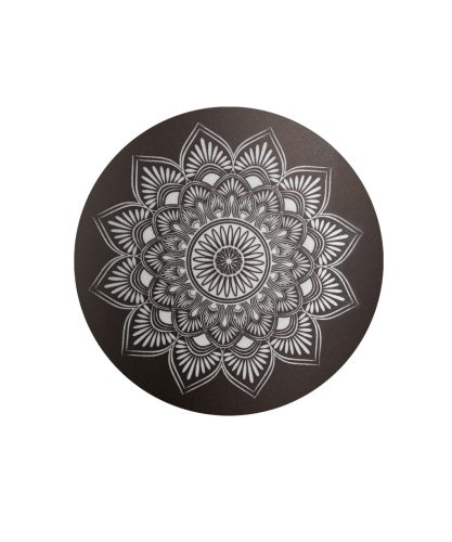 V-860815 Infinity Mandala lebomló urna siena bársonyhatású felülettel