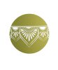 V-861615 Infinity Mandala biológiailag lebomló urna peridot színben emlékerdőbe és urnafalba