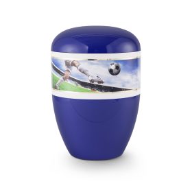 V-2/90FBW Edition Fußball kék biológiailag lebomló urn