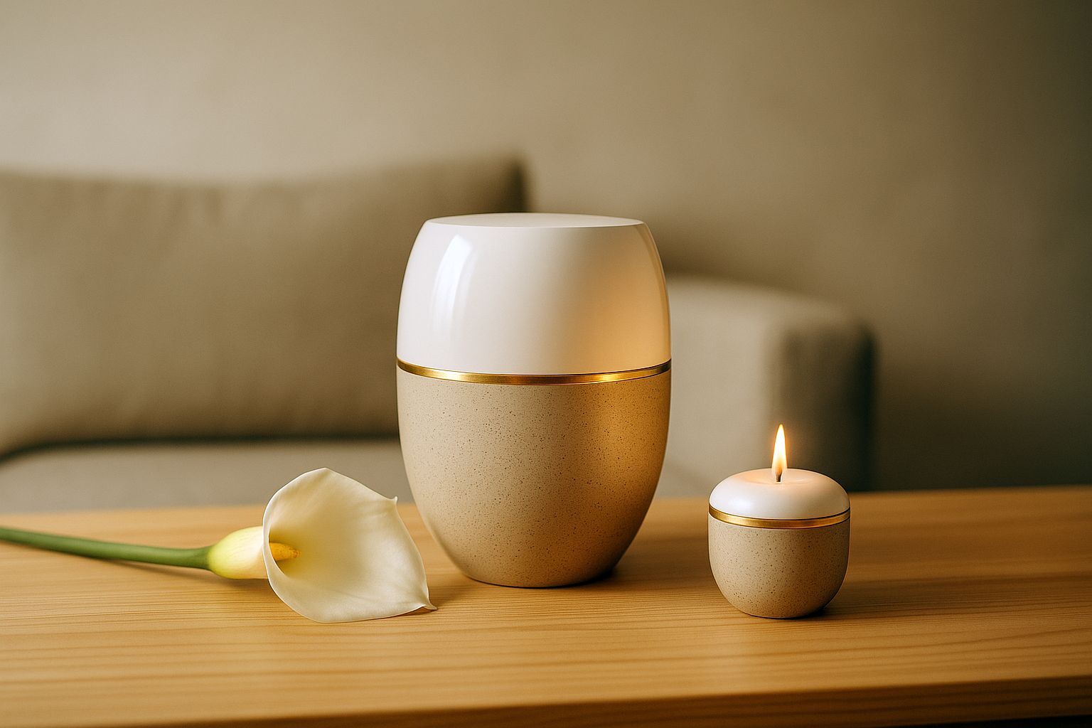 Urna elhelyezése otthon, emlékhelyen