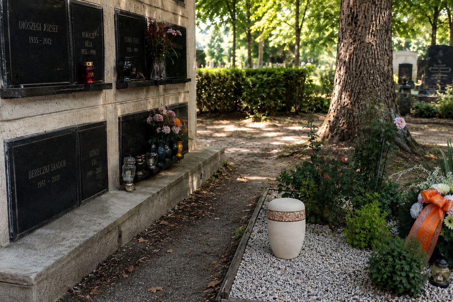 Urnasírhely és urnafal lejárata – Mi történik a hamvakkal?